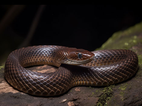 aesculapian snake elongated body
