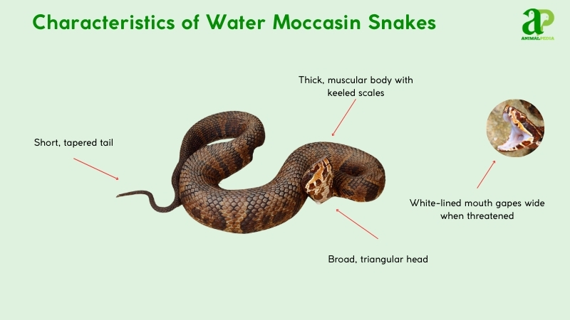 Characteristics of Water Moccasin Snakes