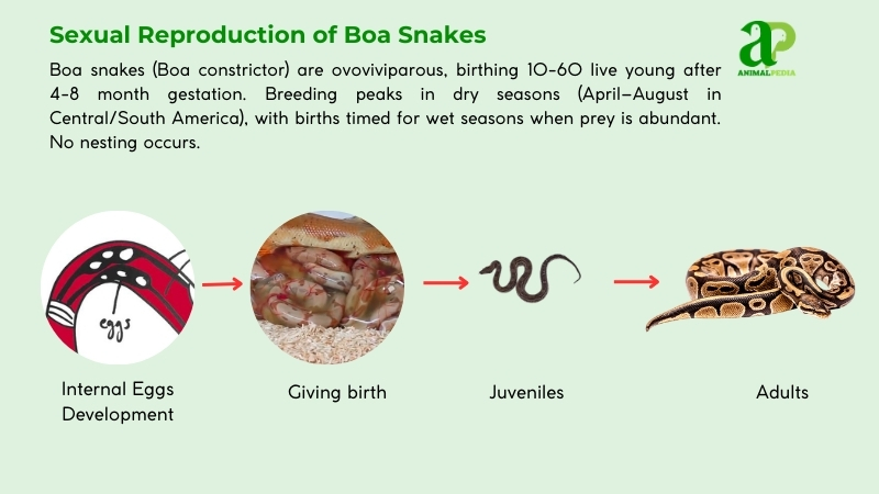 Sexual Reproduction of Boa Snakes
