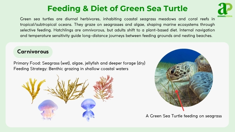 Feeding and diet of Green Sea Turtles