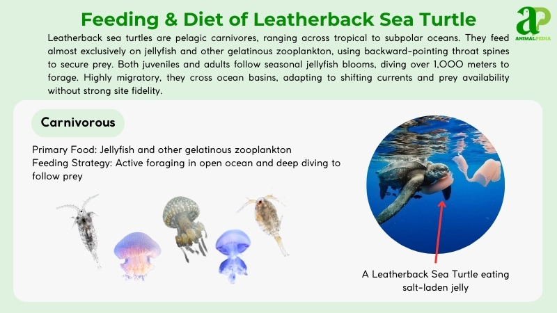 Feeding and diet of Leatherback Sea Turtles